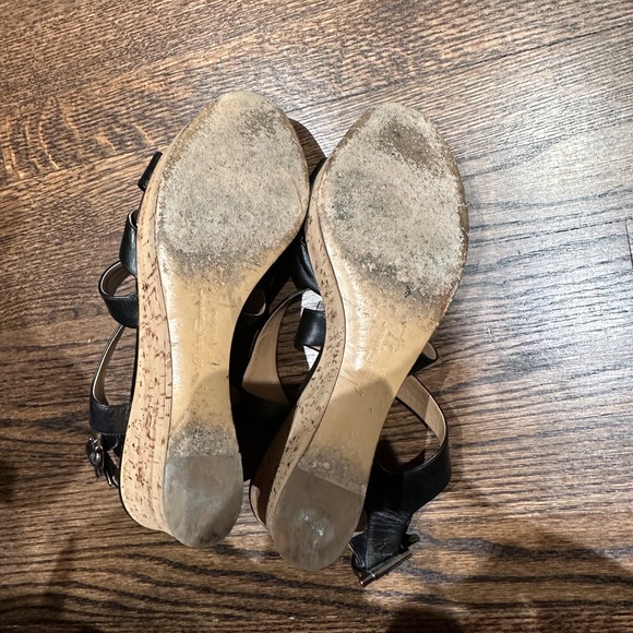 Ferragamo wedge black 8.5 - Picture 6 of 6